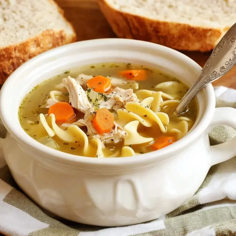 Crockpot Chicken Noodle Soup