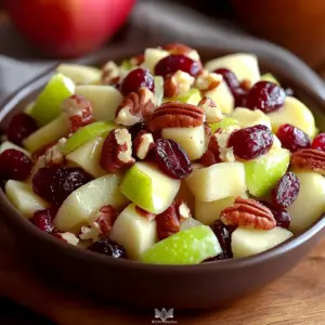 Delicious Apple Salad with Grapes, Pecans, & Cranberries Recipe