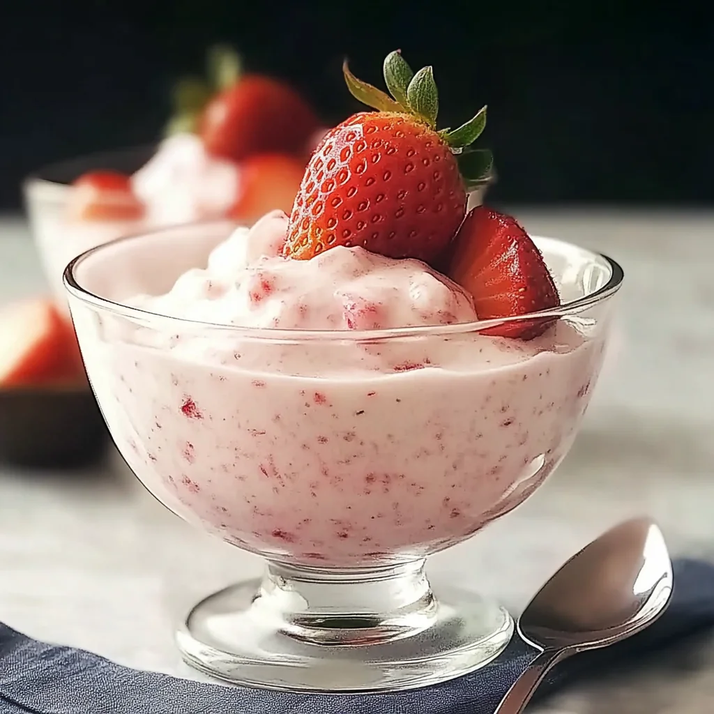 Delicious Strawberry Rhubarb Cream for a Light Summer Treat
