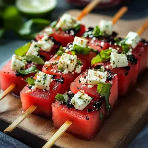 Feta Watermelon Skewers