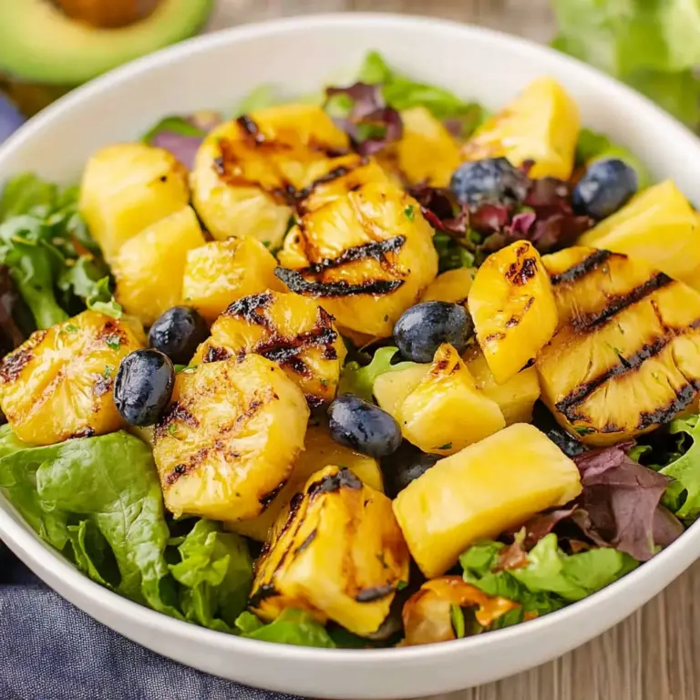 Grilled Pineapple Salad
