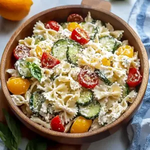 High Protein Cottage Cheese Pasta Salad - theamazingfood
