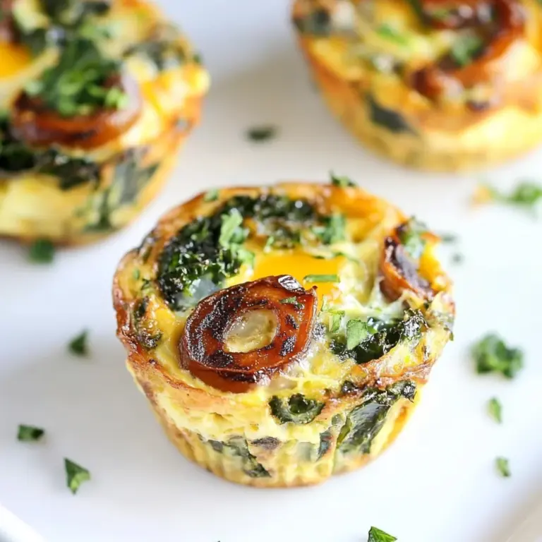 Kale Egg Breakfast Cups Recipe