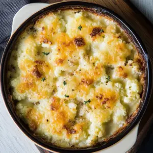 Keto Cauliflower Gratin