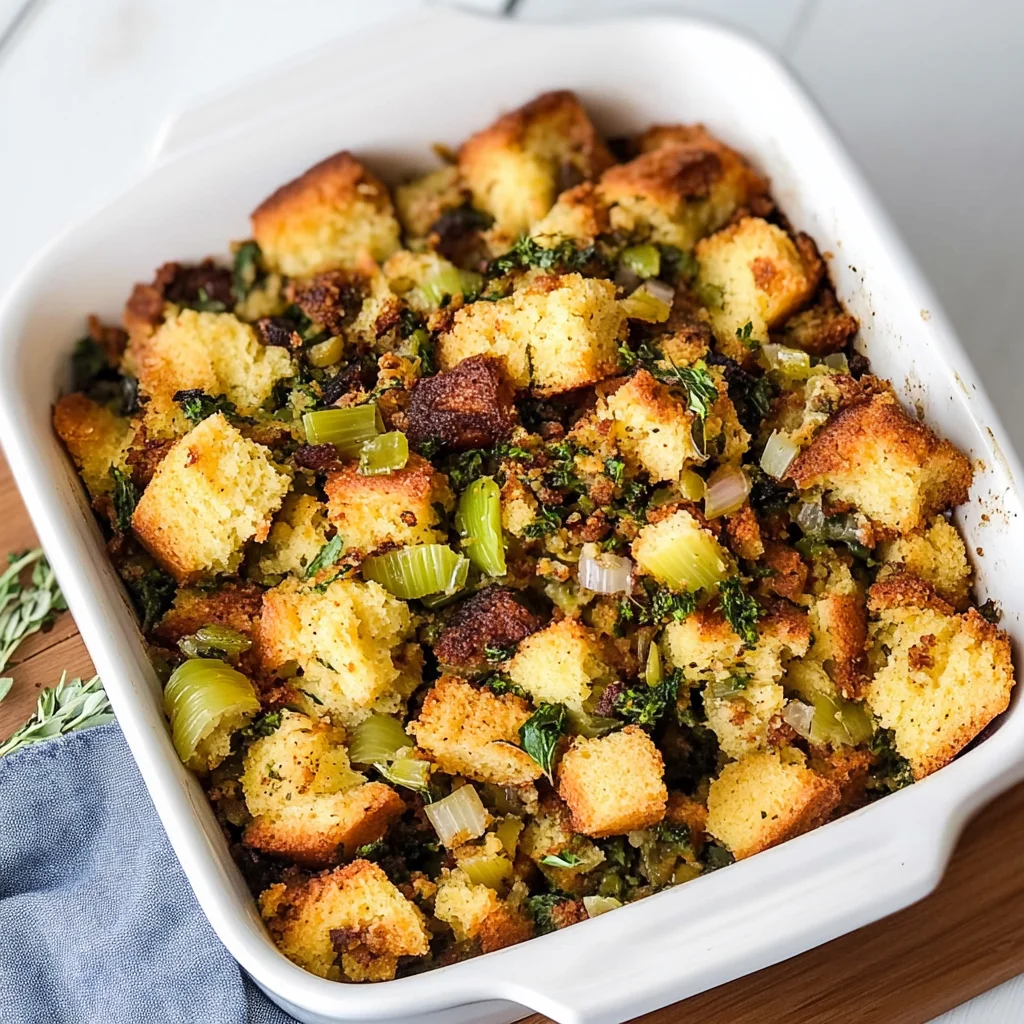 Keto Cornbread Stuffing