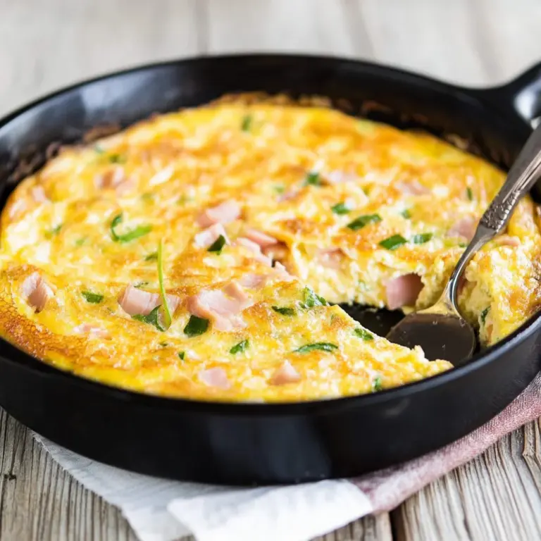 Keto chicken chicken ham Frittata