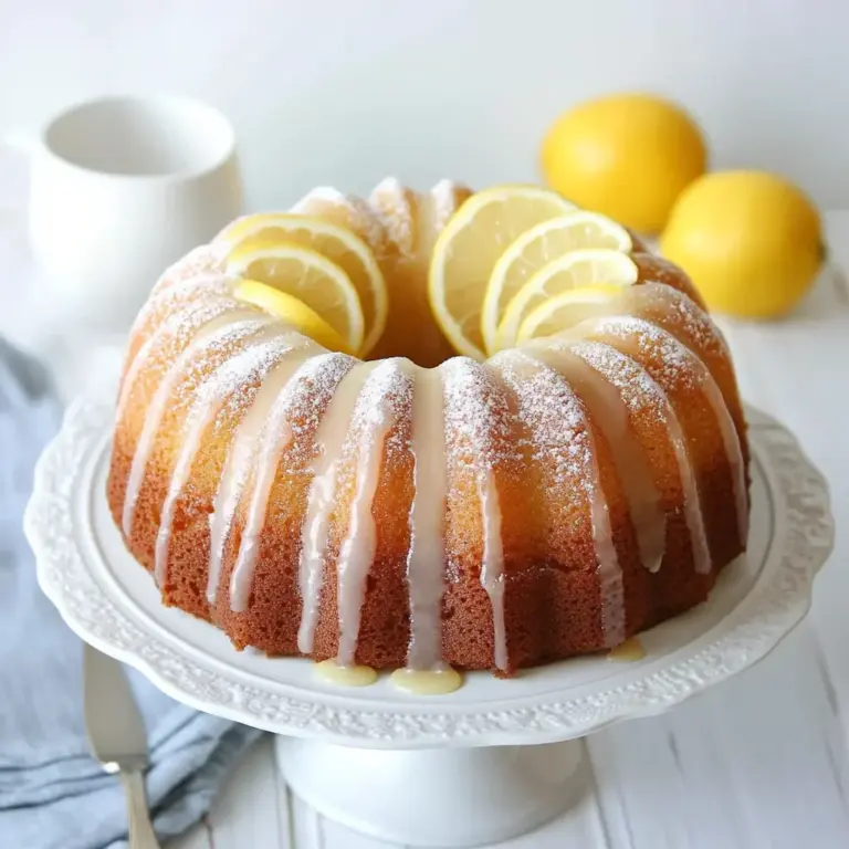 Lemon Bundt Cake