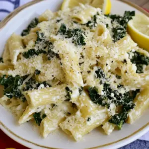 Lemon Ricotta Pasta with Kale