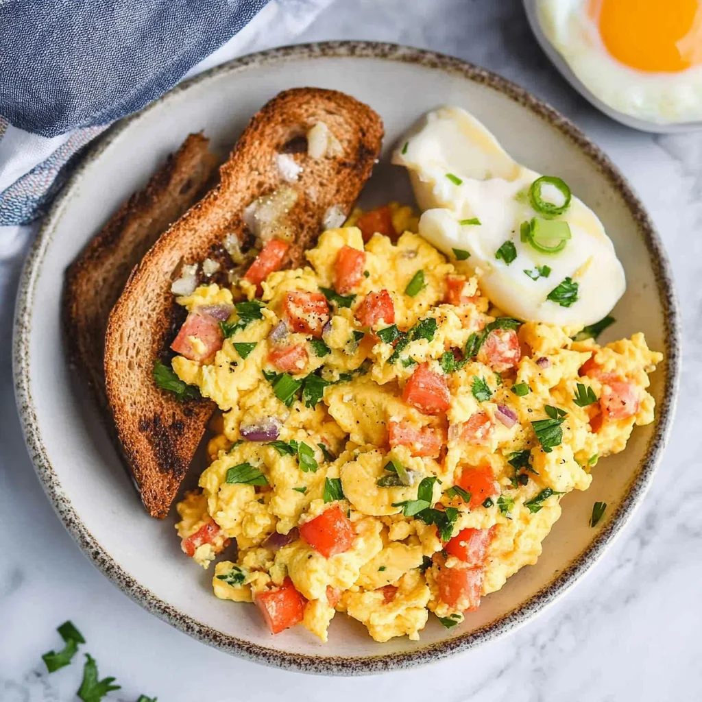 Loaded Scrambled Eggs Recipe