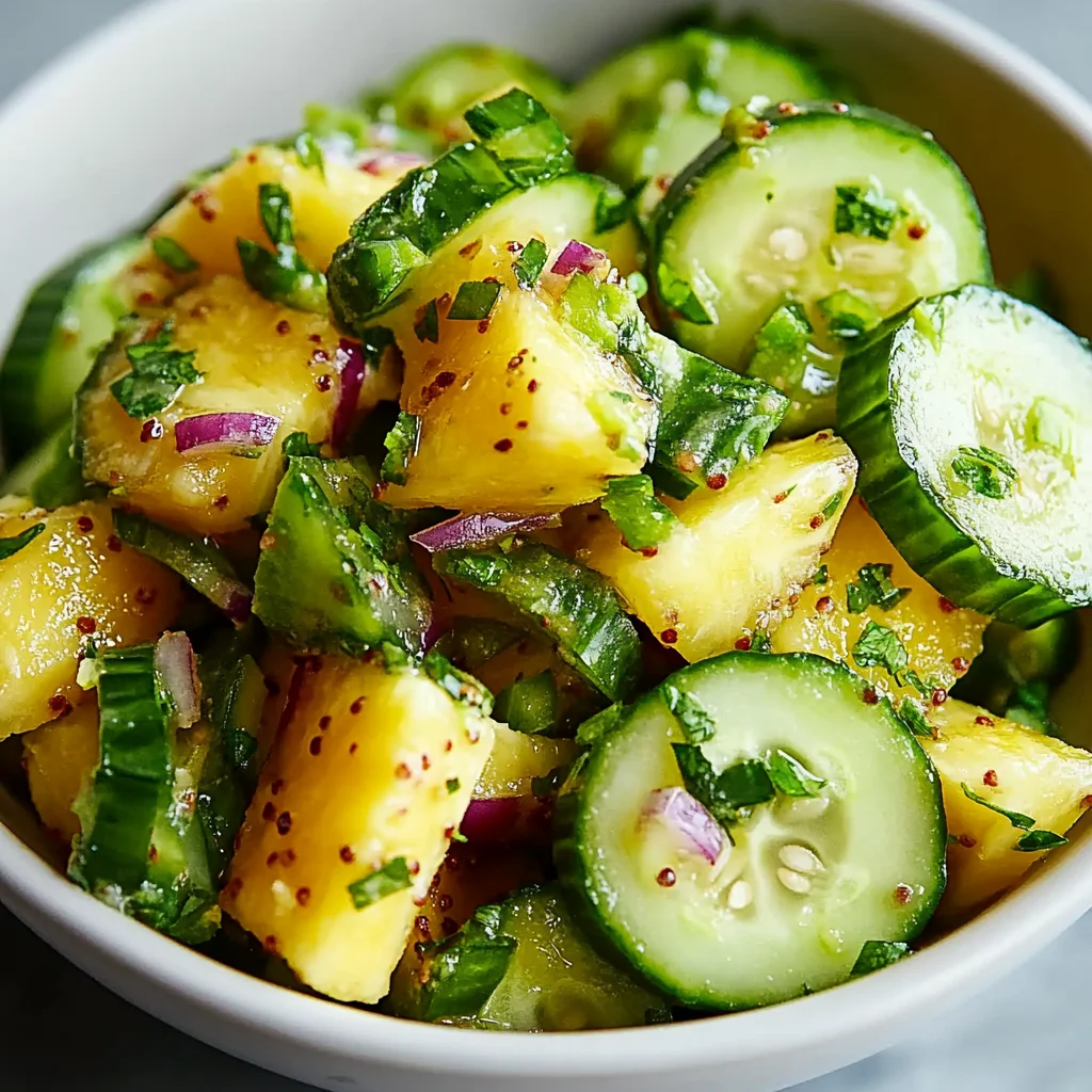 Pineapple Cucumber Salad: The Ultimate Refreshing Side
