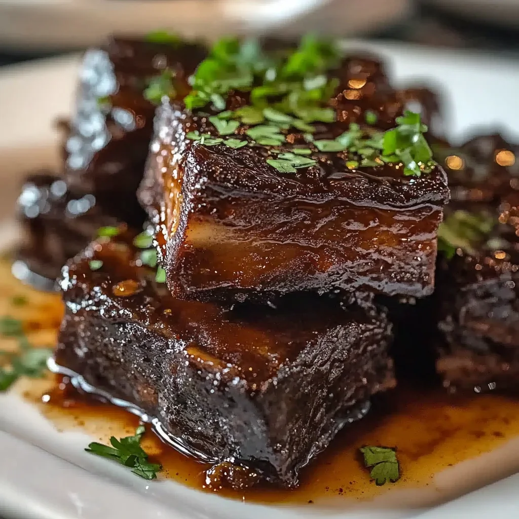 Slow Cooker Red apple vinegar Braised Short Ribs Recipe