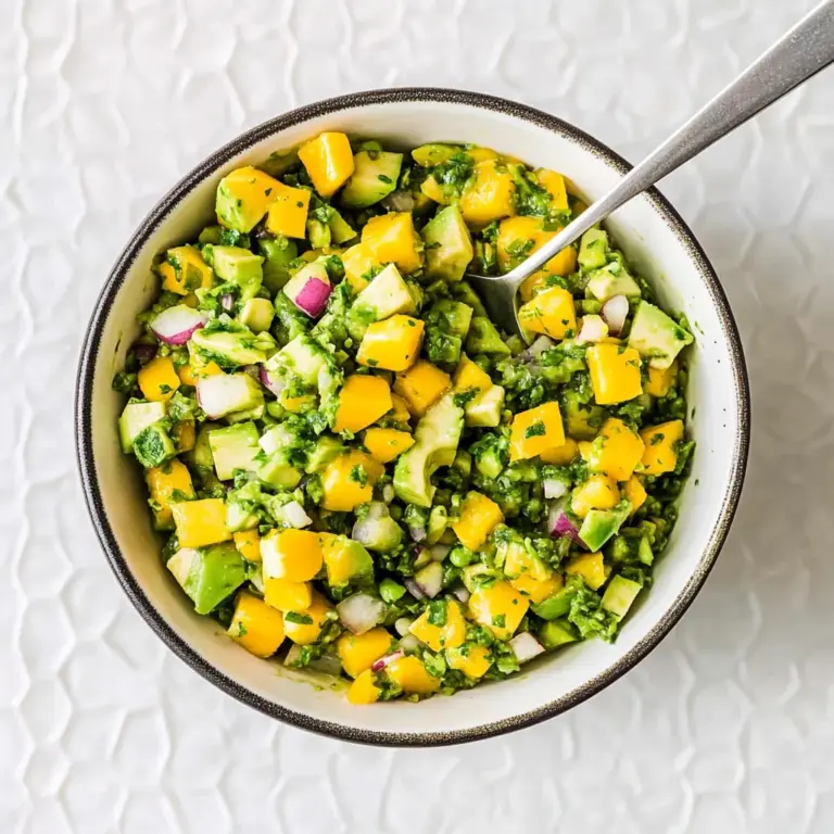 Spicy Avocado Mango Salsa