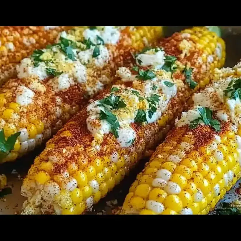 Spicy and Creamy Cajun Corn on the Cob with Zesty Toppings
