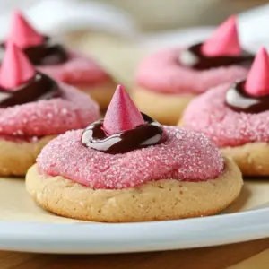 Strawberry Kiss Cookies