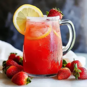 Strawberry Lemonade Margaritas