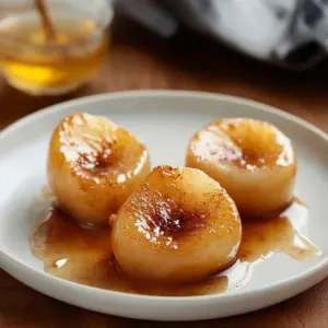 Sweet Cinnamon Honey Baked Pears - Homefoodkitchen