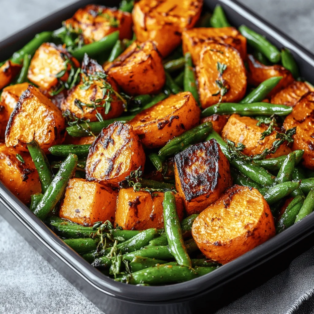Sweet Potato & Green Bean Tray Bake: Easy Recipe Here!