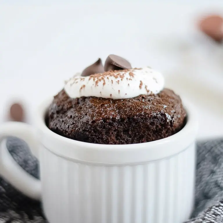 The BEST EVER Keto Chocolate Mug Cake